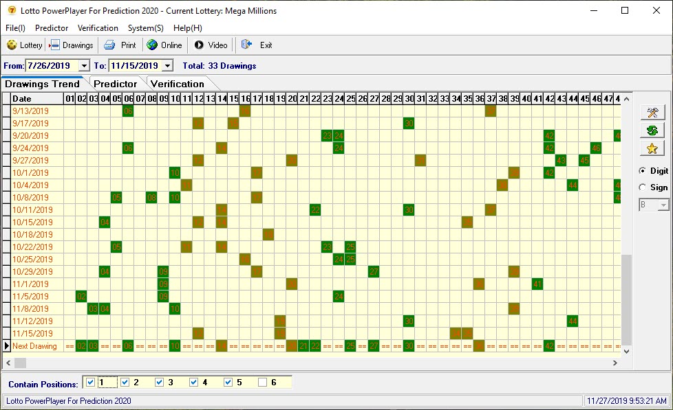 PowerPlayer For Prediction software